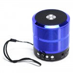 Wholesale Metallic Design Portable Wireless Bluetooth Speaker 888 (Blue)